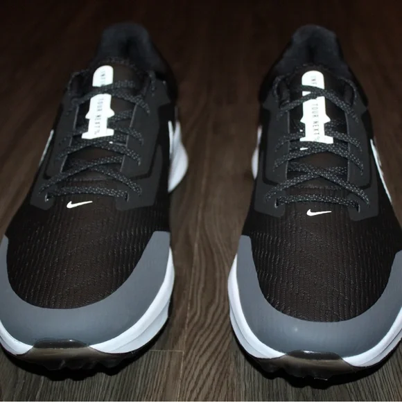 ❌S⭕️LD❌Nike Air Zoom Infinity React Black Grey White Mens Size 13 Golf Shoes - Picture 4 of 17